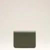 Green Cow Leather Carrousel Folded Wallet