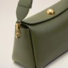Green Cow Leather Carrousel Medium Bag Green Cow Leather Carrousel Medium Bag