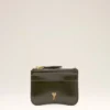 Green Cow Leather Paris Paris Zipped Card Holder