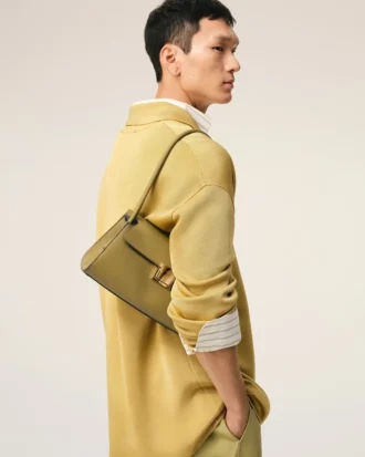 Green Cow Leather Small Mimi Bag Green Cow Leather Small Mimi Bag