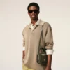 Green Cow Leather Top Handle Paris Paris Bag