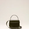 Green Cow Leather Top Handle Paris Paris Bag