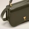 Green Cow Leather Top Handle Paris Paris Bag