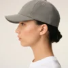 Grey Cotton Ami De Coeur Embroidery Cap