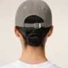 Grey Cotton Ami De Coeur Embroidery Cap