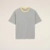 Grey Cotton Ami De Coeur T-Shirt Grey Cotton Ami De Coeur T-Shirt
