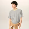 Grey Cotton Ami De Coeur T-Shirt Grey Cotton Ami De Coeur T-Shirt