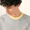 Grey Cotton Ami De Coeur T-Shirt Grey Cotton Ami De Coeur T-Shirt
