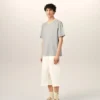 Grey Cotton Ami De Coeur T-Shirt Grey Cotton Ami De Coeur T-Shirt