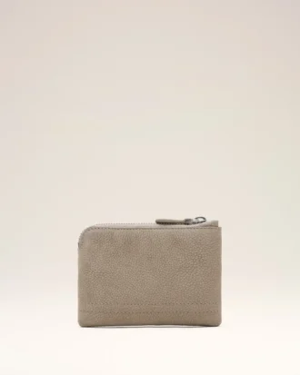 Grey Cow Leather Carrousel Zipped Wallet Grey Cow Leather Carrousel Zipped Wallet