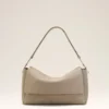 Grey Cow Leather Large Flap Carrousel Bag Grey Cow Leather Large Flap Carrousel Bag