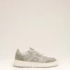 Grey Cowhide Leather a Walk Sneakers Grey Cowhide Leather a Walk Sneakers