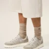 Grey Cowhide Leather a Walk Sneakers Grey Cowhide Leather a Walk Sneakers