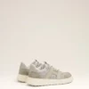 Grey Cowhide Leather a Walk Sneakers Grey Cowhide Leather a Walk Sneakers