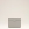 Grey Cowhide Leather Ami De Coeur Card Holder