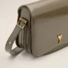 Grey Glazed Leather Paris Paris Bag