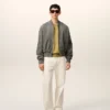 Grey Goat Leather Ami De Coeur Zipped Jacket Grey Goat Leather Ami De Coeur Zipped Jacket