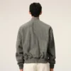 Grey Goat Leather Ami De Coeur Zipped Jacket Grey Goat Leather Ami De Coeur Zipped Jacket