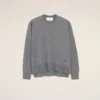 Grey Thin Wool Crewneck Ami De Coeur Sweater