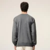 Grey Thin Wool Crewneck Ami De Coeur Sweater