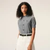 Grey Wool Short Sleeves Ami De Coeur Cardigan