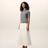 Grey Wool Short Sleeves Ami De Coeur Cardigan