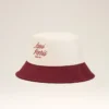 Red and White Cotton Ami Paris Hat Red and White Cotton Ami Paris Hat