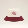 Red and White Cotton Ami Paris Hat Red and White Cotton Ami Paris Hat