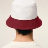 Red and White Cotton Ami Paris Hat Red and White Cotton Ami Paris Hat