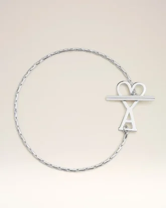 silver brass ami de coeur chain bracelet 1 330x413 - Silver Brass Ami De Coeur Chain Bracelet