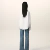 White Cotton Ami De Coeur Boxy Shirt