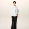 White Cotton Ami De Coeur Boxy Shirt