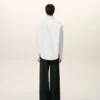 White Cotton Ami De Coeur Boxy Shirt