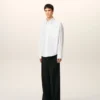 White Cotton Ami De Coeur Boxy Shirt