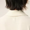White Cotton Ami De Coeur Knitted Patch Polo