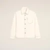 White Cotton Ami De Coeur Overshirt