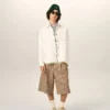 White Cotton Ami De Coeur Overshirt