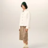 White Cotton Ami De Coeur Overshirt