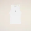 White Cotton Ami De Coeur Tanktop