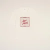 White Cotton Ami Paris Heritage Print T-Shirt