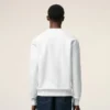 White Cotton Knitted Ami De Coeur Sweatshirt White Cotton Knitted Ami De Coeur Sweatshirt