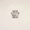 White Cotton Signature Print T-Shirt White Cotton Signature Print T-Shirt