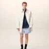 White Cotton Worker Jacket White Cotton Worker Jacket
