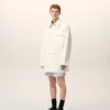 White Cotton Worker Jacket White Cotton Worker Jacket