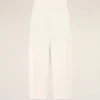 White Cotton Wrapped Belted Ballon Fit Jeans White Cotton Wrapped Belted Ballon Fit Jeans