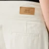 White Cotton Wrapped Belted Ballon Fit Jeans White Cotton Wrapped Belted Ballon Fit Jeans