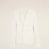 White Linen Double Breasted Jacket White Linen Double Breasted Jacket