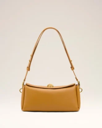 Yellow Cow Leather Carrousel Bag
