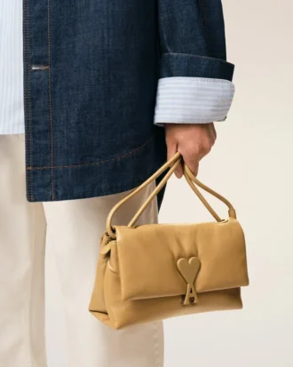 Yellow Cowhide Leather Voulez-Vous Bag