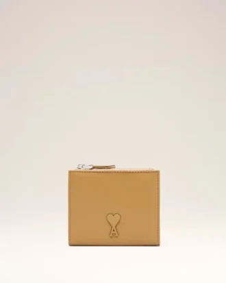 Yellow Cowhide Leather Voulez-Vous Folded Wallet